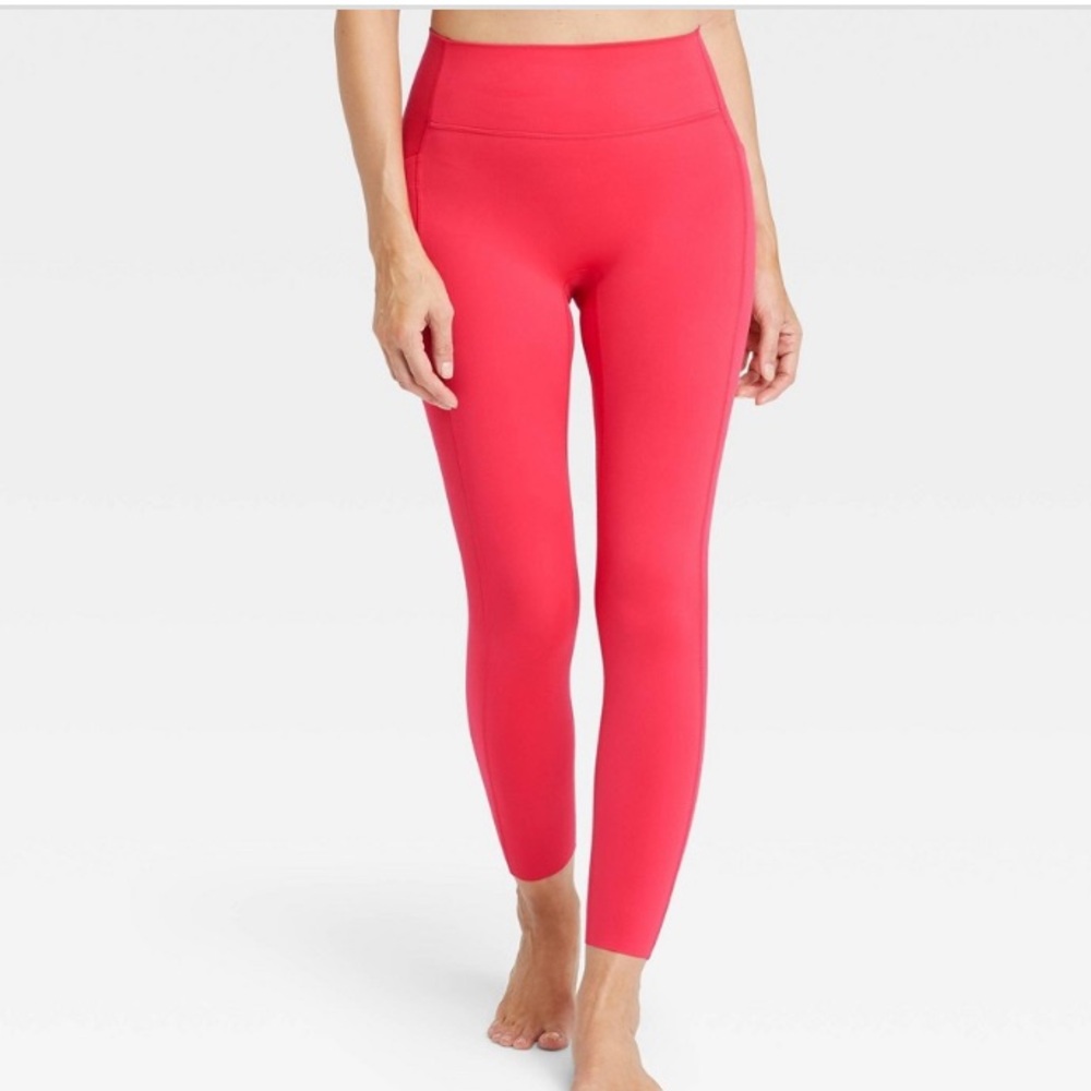 NEW Women's Flex High-Rise 7/8 Leggings - All in Motion™ L-Short Sz Large